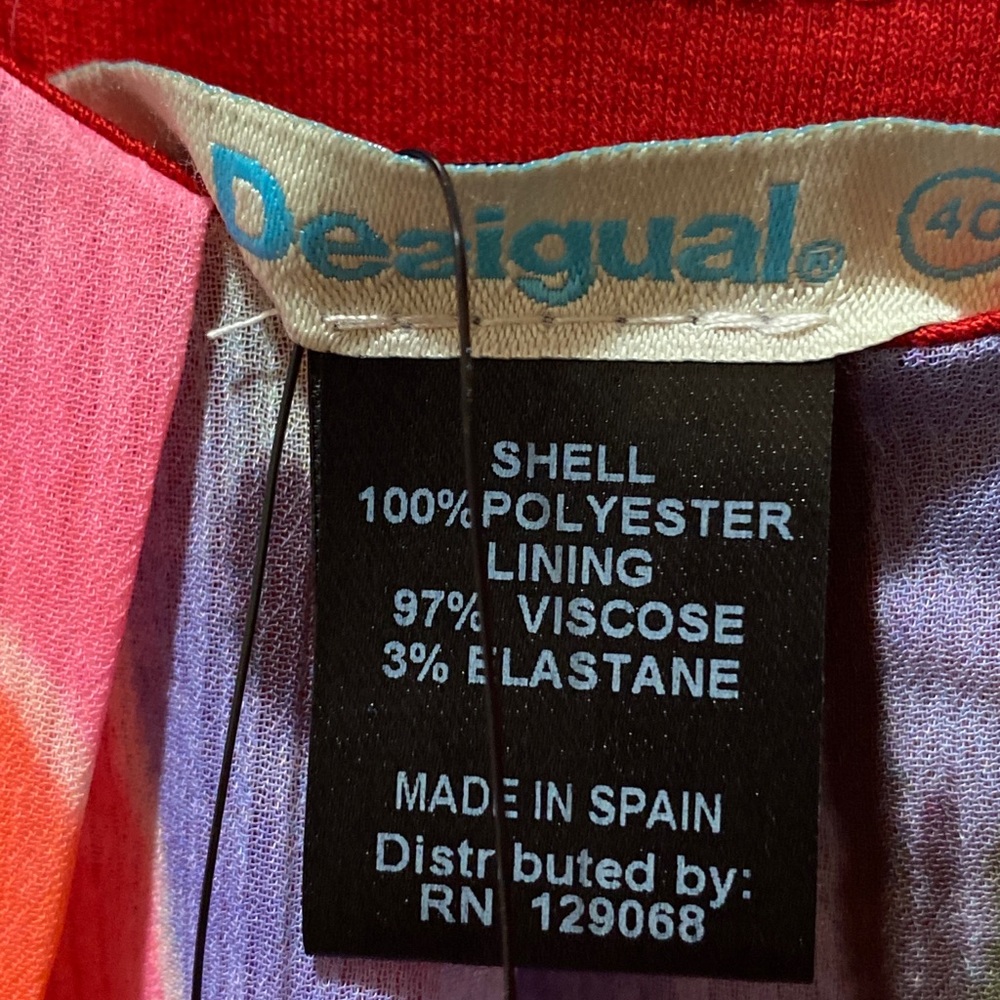 Desigual Vesta Fresita multicolored tank dress. - Picture 6 of 14